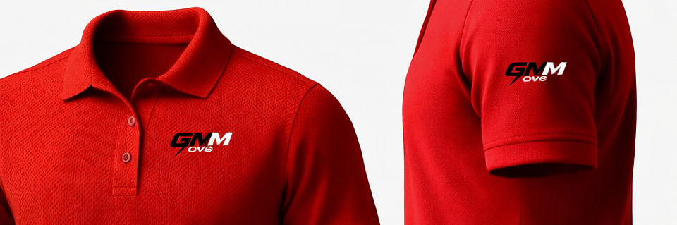 GMMove Trainer Polo-Shirt Rot