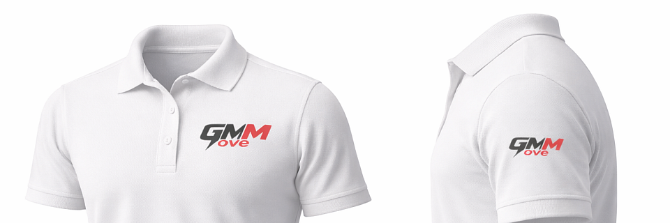 GMMove Trainer Polo-Shirt weiss