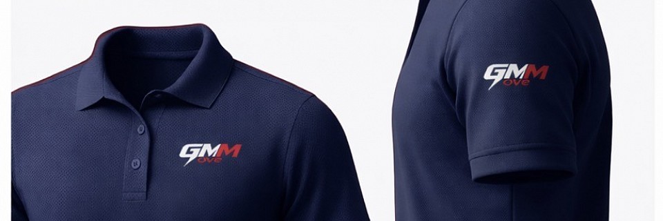 GMMove Trainer Polo-Shirt Marineblau