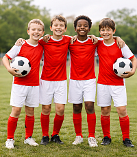 Kinder Fussball E-Junioren