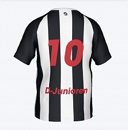 Weiss/schwarze Trikot