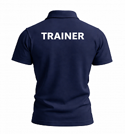 Trainer Polo Shirt Marineblau